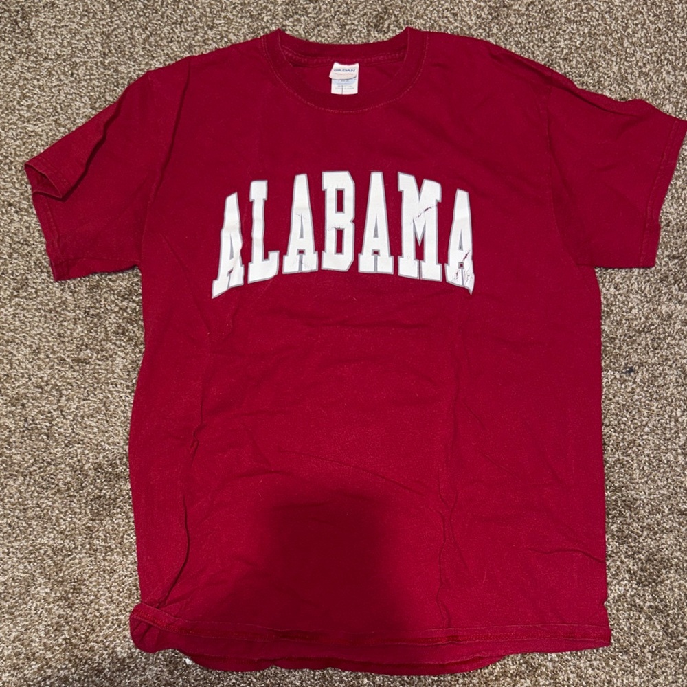 Gildan Red Alabama Short Sleeve Tee